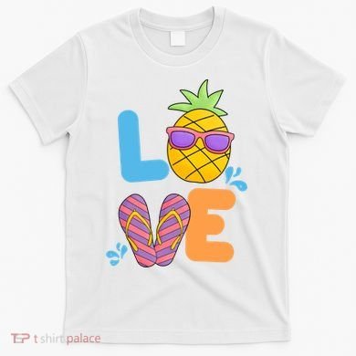 Love Summer Pineapple Cute T-Shirt