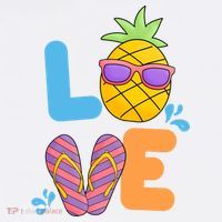 Love Summer Pineapple Cute Bucket Hat thumb 4