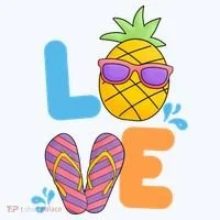 Love Summer Pineapple Cute Bucket Hat thumb 4