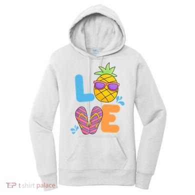 Love Summer Pineapple Cute Women's Hoodie