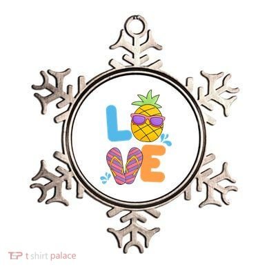 Love Summer Pineapple Cute Ornament