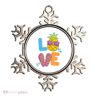 Love Summer Pineapple Cute Ornament