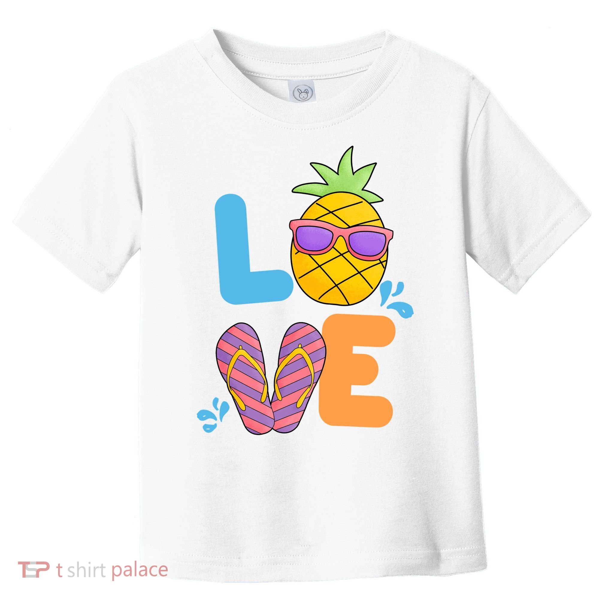 Love Summer Pineapple Cute Toddler T-Shirt