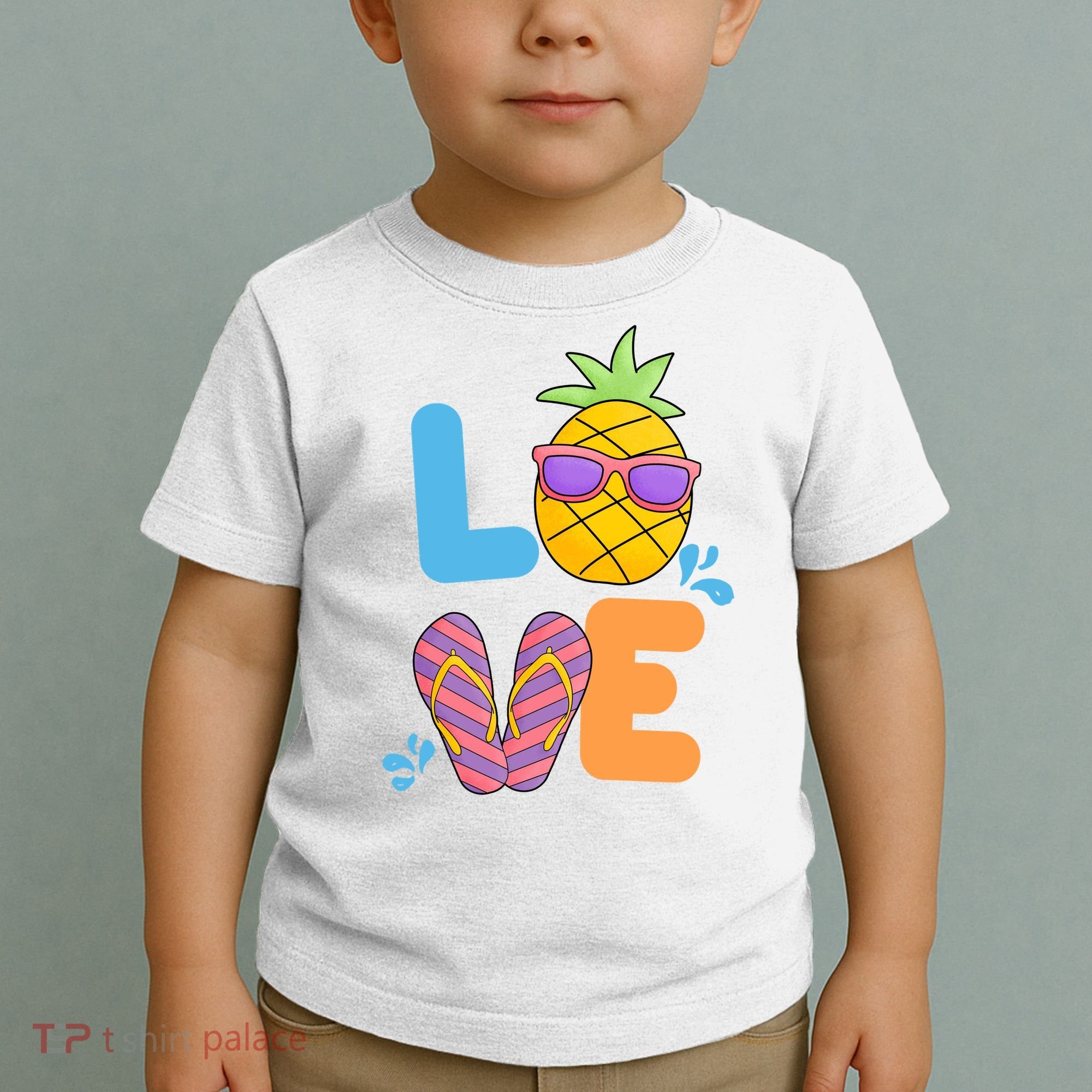 Love Summer Pineapple Cute Toddler T-Shirt