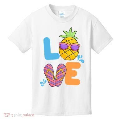 Love Summer Pineapple Cute Kids T-Shirt
