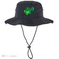 Love St Pattys Day Clover Leaf Hearts Bucket Hat thumb 0