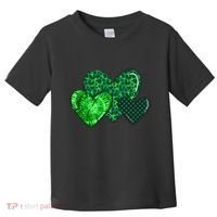 Love St Pattys Day Clover Leaf Hearts Toddler T-Shirt thumb 0