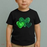Love St Pattys Day Clover Leaf Hearts Toddler T-Shirt thumb 2