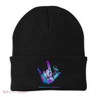 Love Suicide Prevention Awareness Beanie thumb 0