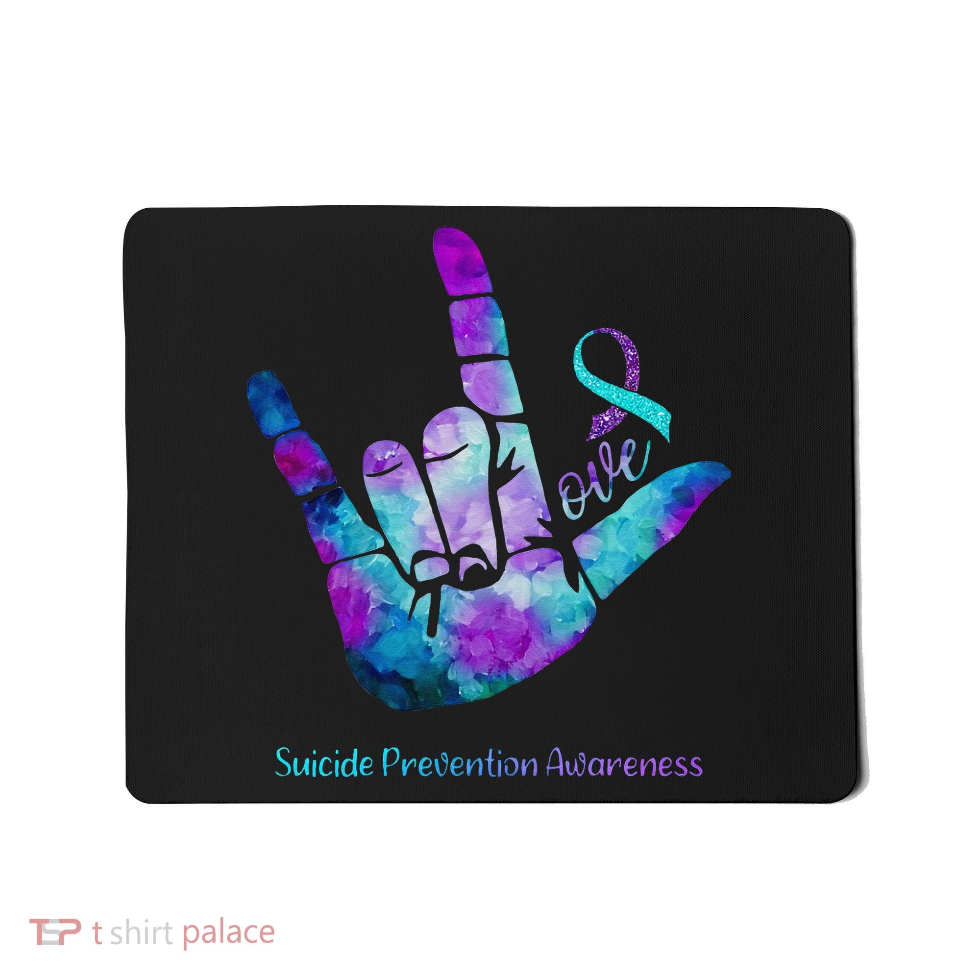 Love Suicide Prevention Awareness Mousepad