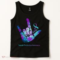 Love Suicide Prevention Awareness Tank Top thumb 2