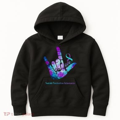 Love Suicide Prevention Awareness Kids Hoodie