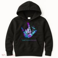 Love Suicide Prevention Awareness Kids Hoodie thumb 0