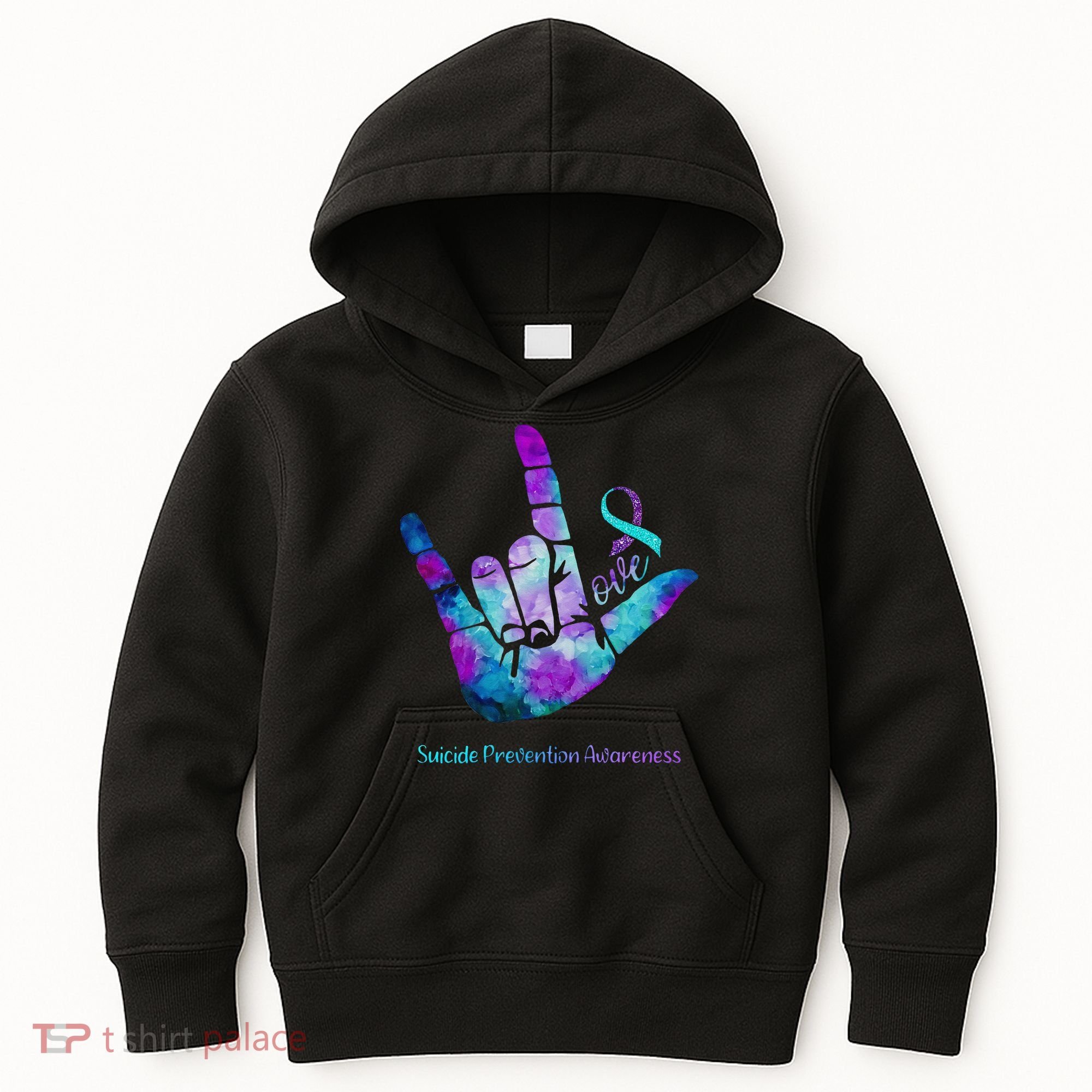 Love Suicide Prevention Awareness Kids Hoodie