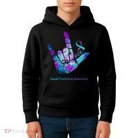Love Suicide Prevention Awareness Kids Hoodie thumb 4