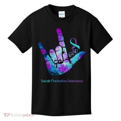 Love Suicide Prevention Awareness Kids T-Shirt
