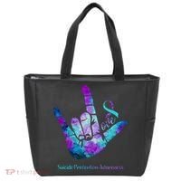 Love Suicide Prevention Awareness Tote Bag thumb 0