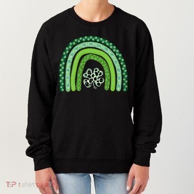 Lucky St Patrick's Day Rainbow Women's Sweatshirt