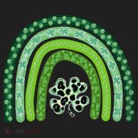 Lucky St Patrick's Day Rainbow Women's Sweatshirt thumb 2