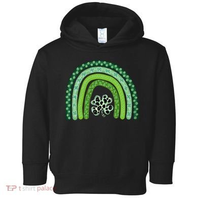 Lucky St Patrick's Day Rainbow Toddler Hoodie