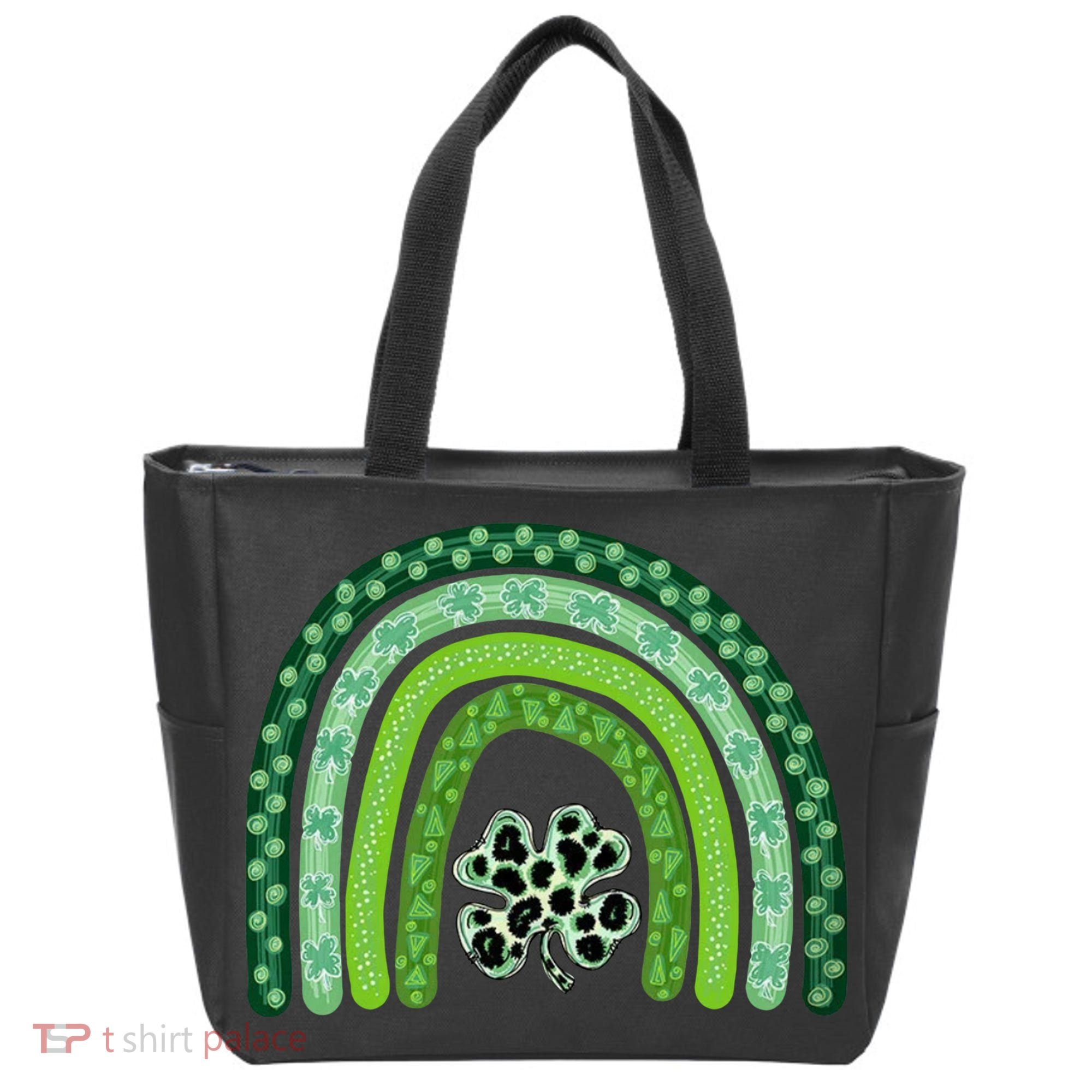 Lucky St Patrick's Day Rainbow Tote Bag
