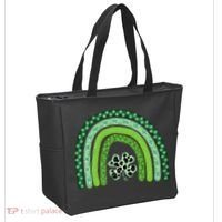 Lucky St Patrick's Day Rainbow Tote Bag thumb 2