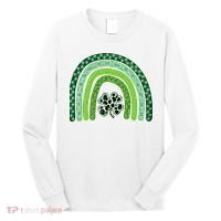 Lucky St Patrick's Day Rainbow Long Sleeve Shirt thumb 0