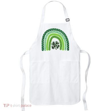 Lucky St Patrick's Day Rainbow Apron
