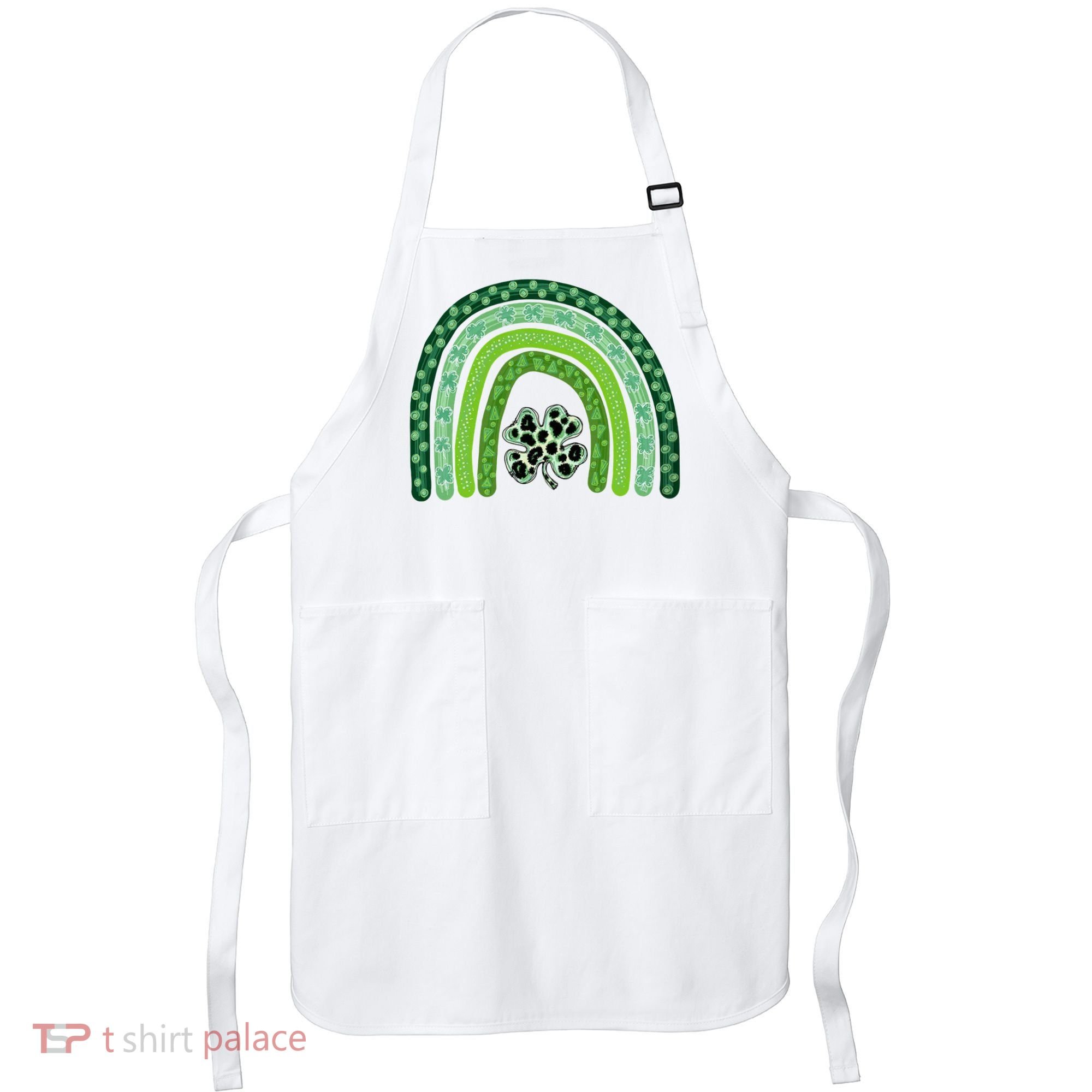 Lucky St Patrick's Day Rainbow Apron