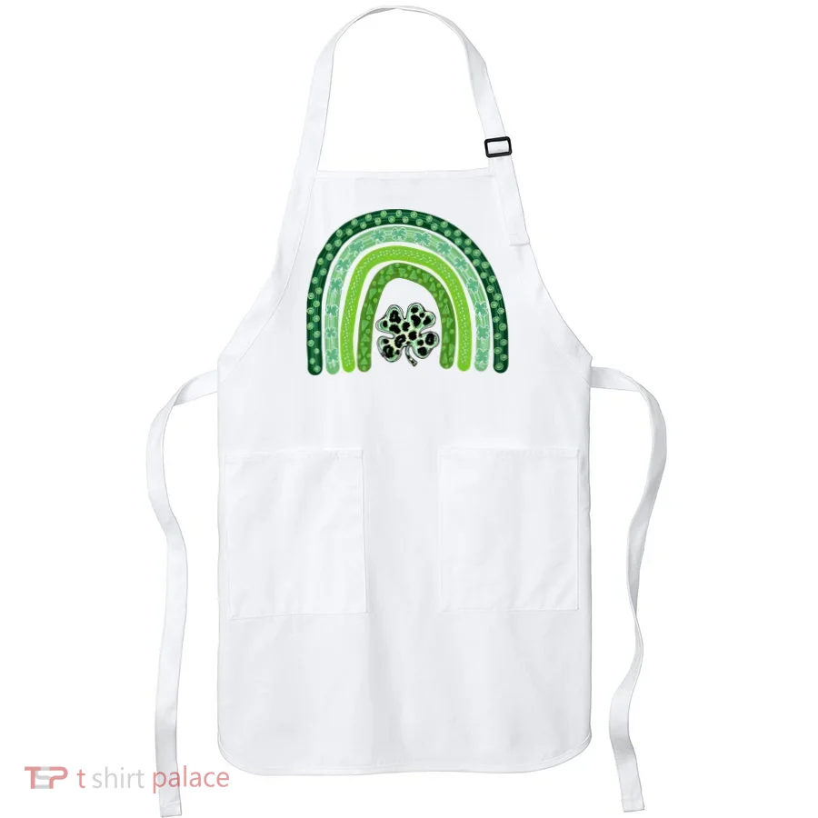 Lucky St Patrick's Day Rainbow Apron