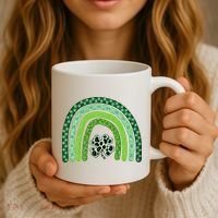 Lucky St Patrick's Day Rainbow Coffee Mug thumb 3