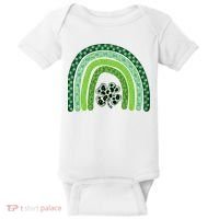 Lucky St Patrick's Day Rainbow Baby Bodysuit thumb 0