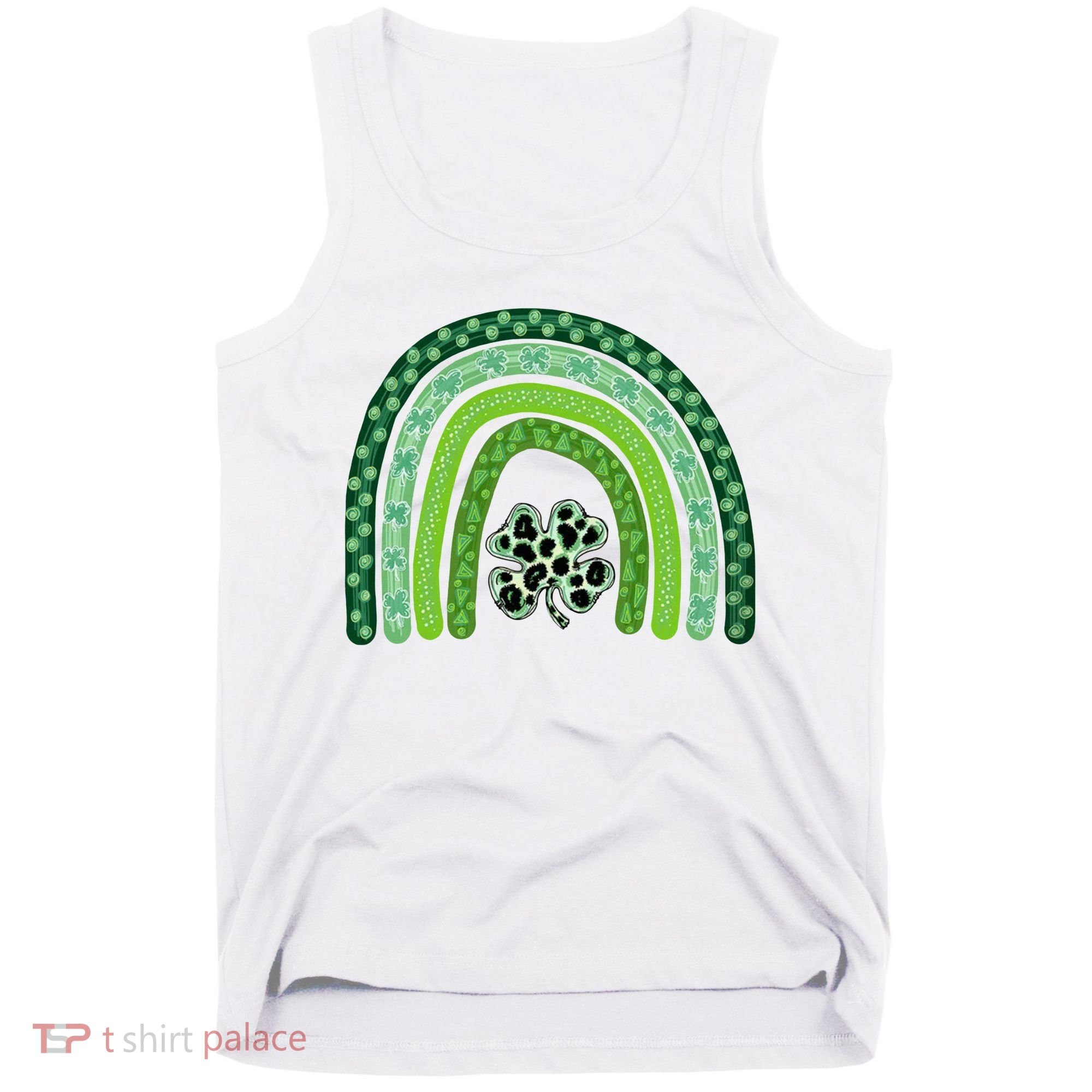 Lucky St Patrick's Day Rainbow Tank Top