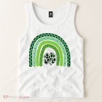 Lucky St Patrick's Day Rainbow Tank Top thumb 2