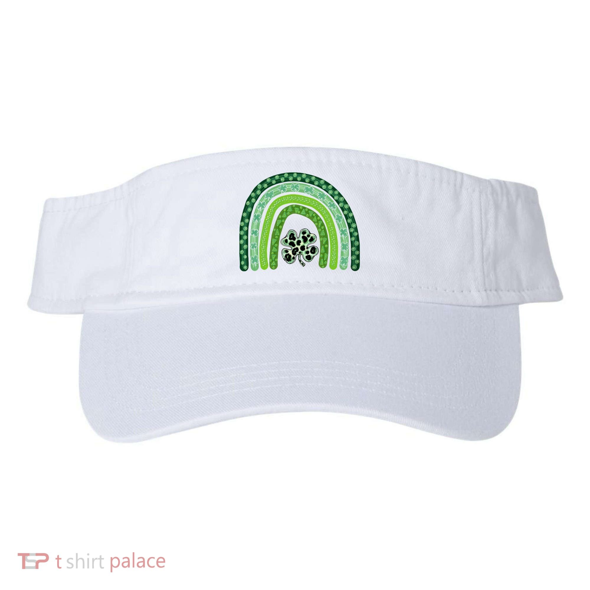 Lucky St Patrick's Day Rainbow Visor