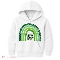 Lucky St Patrick's Day Rainbow Kids Hoodie thumb 0