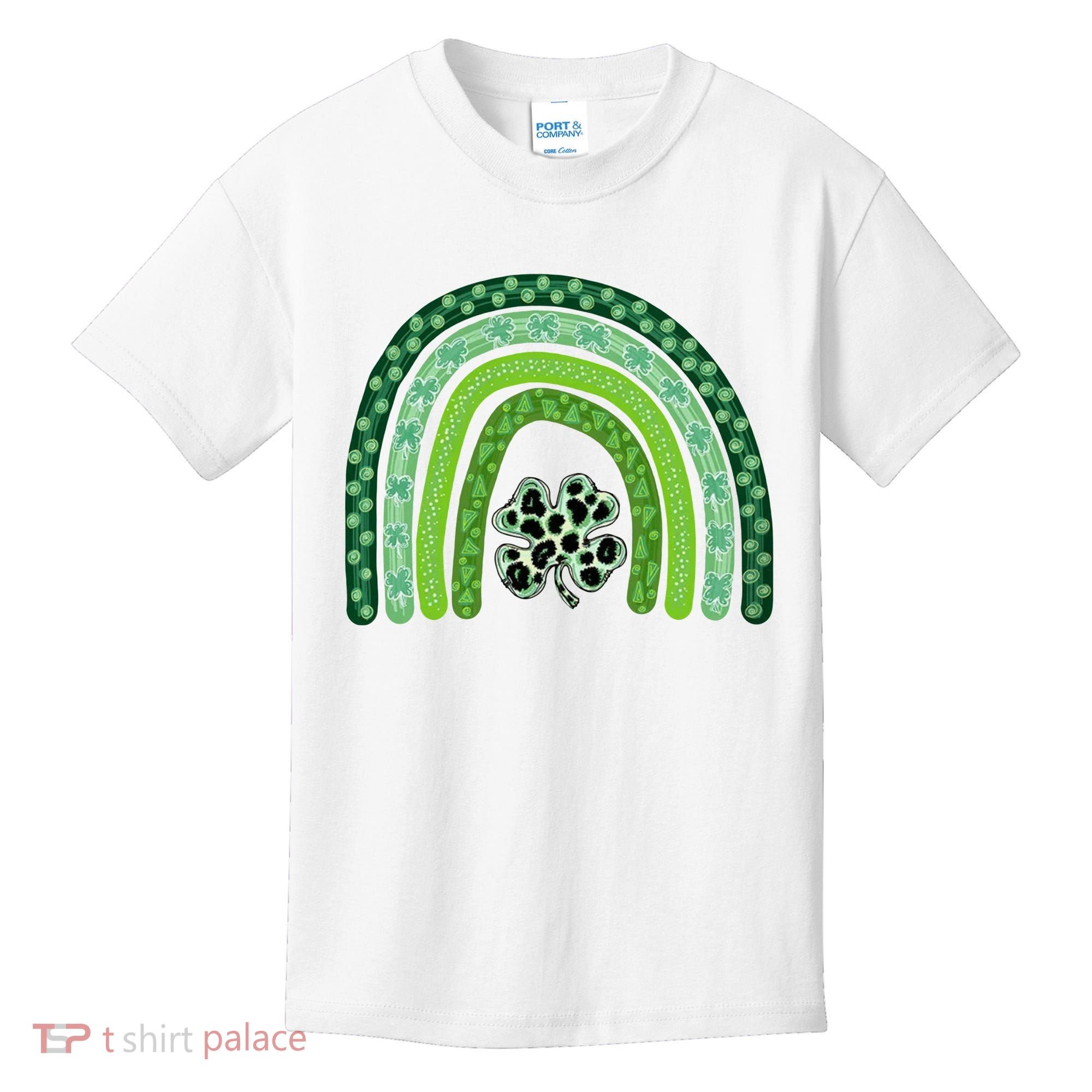 Lucky St Patrick's Day Rainbow Kids T-Shirt