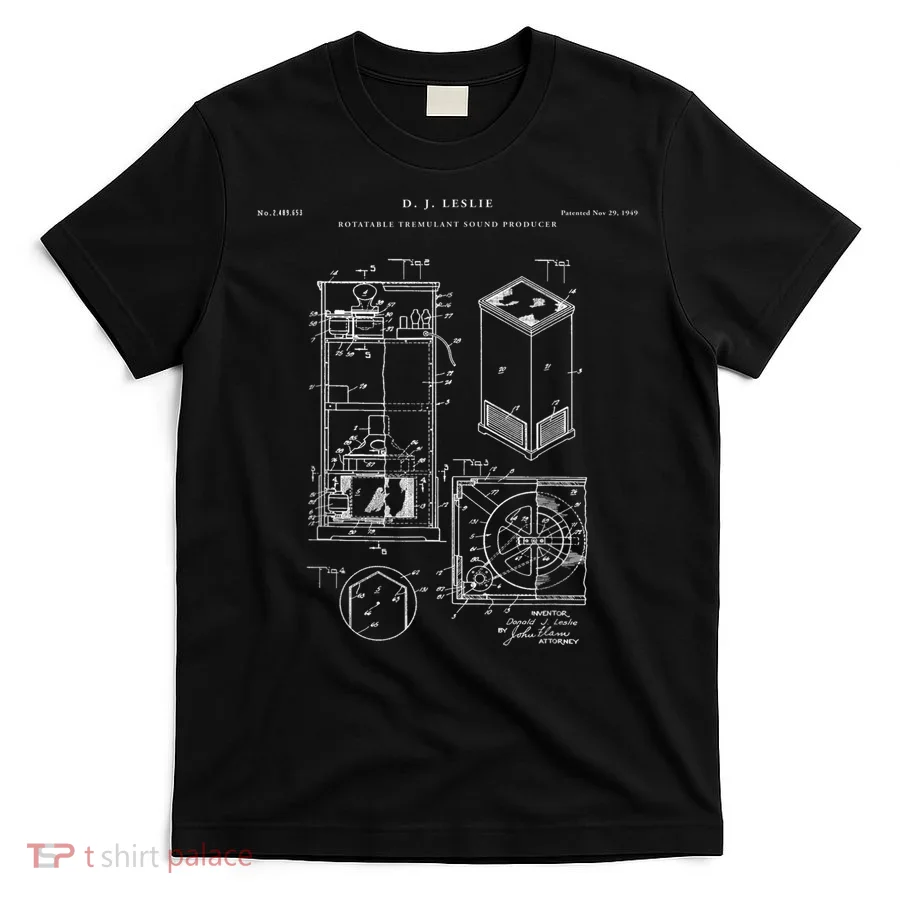Leslie Speaker Patent Music T-Shirt