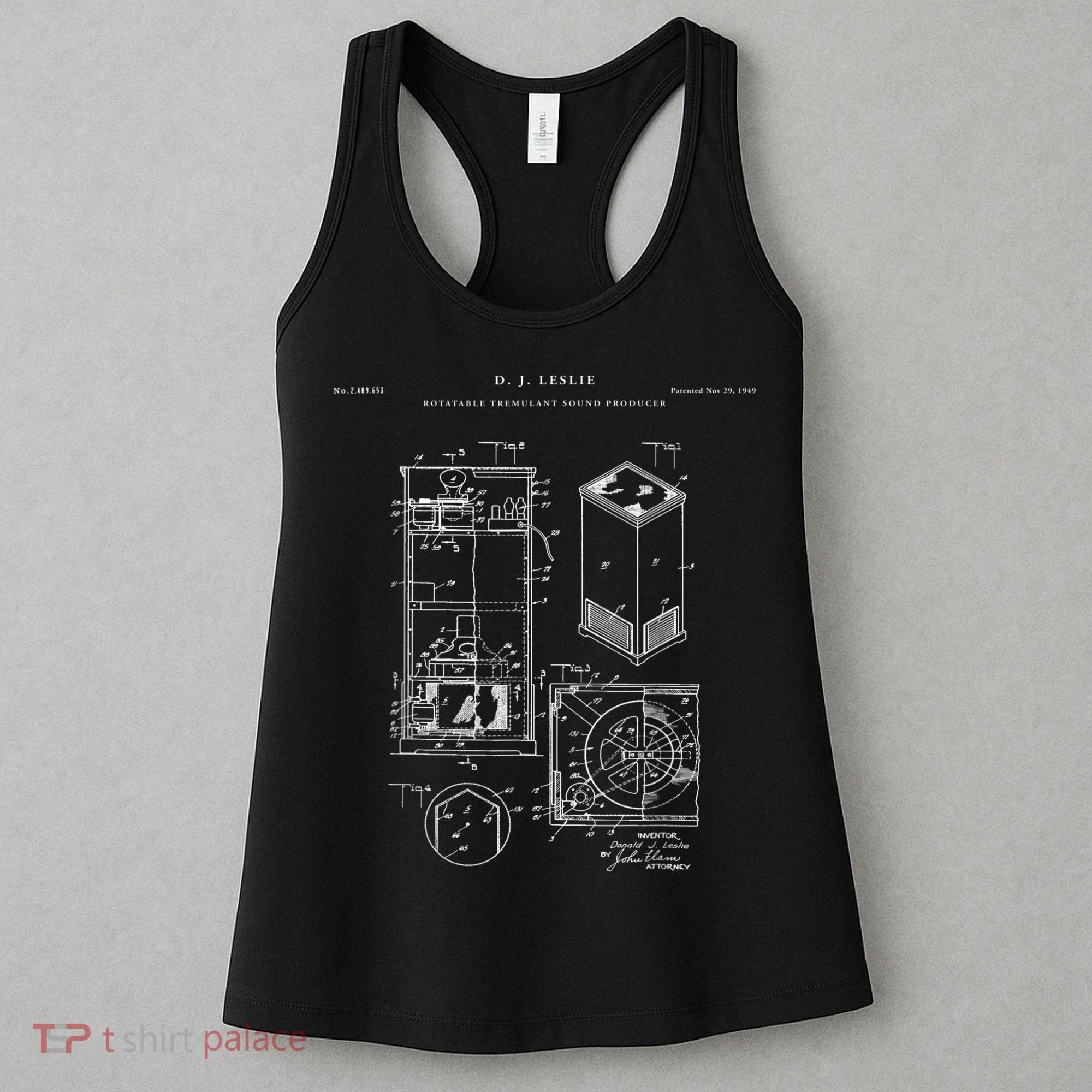 Leslie Speaker Patent Music Women's Tank Top