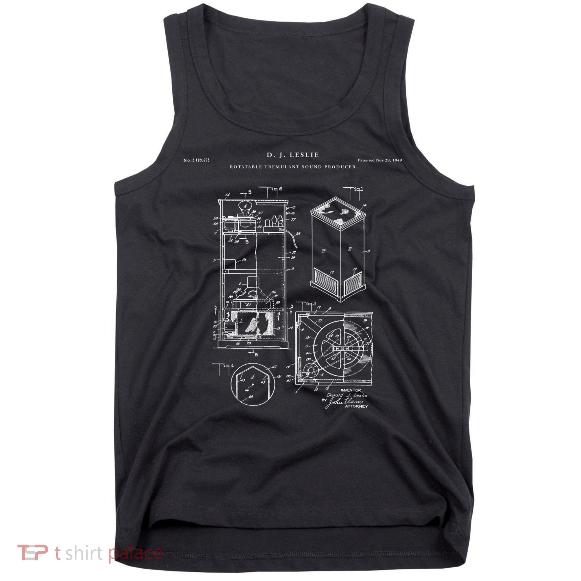 Leslie Speaker Patent Music Tank Top