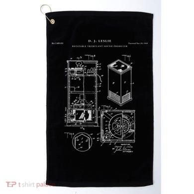 Leslie Speaker Patent Music Golf Towel