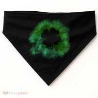 Lucky St Patrick's Day Clover Holiday USA-Made Doggie Bandana thumb 0