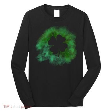Lucky St Patrick's Day Clover Holiday Long Sleeve Shirt