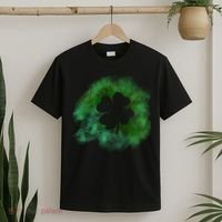 Lucky St Patrick's Day Clover Holiday T-Shirt thumb 2