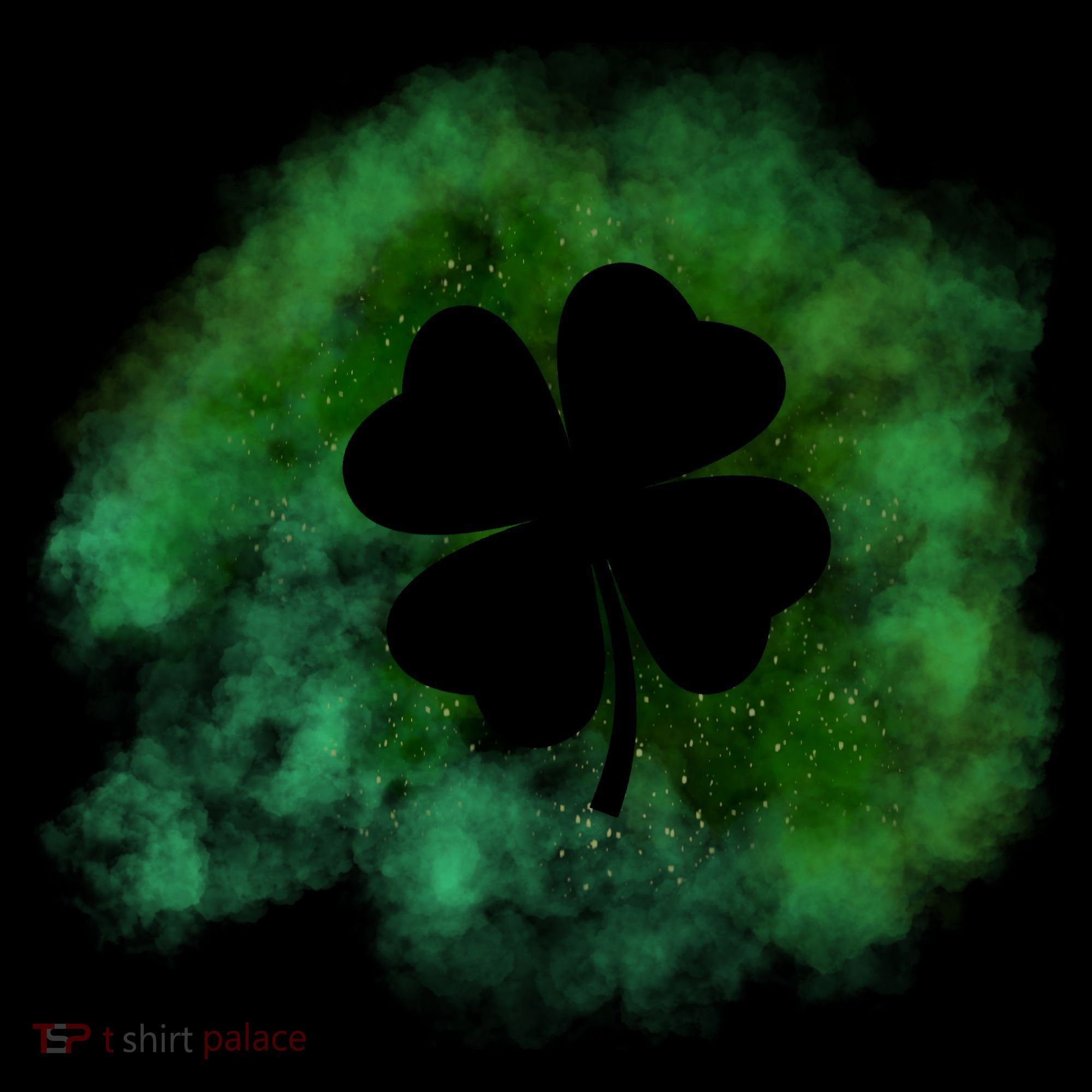 Lucky St Patrick's Day Clover Holiday Button