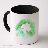 Lucky St Patrick's Day Clover Holiday Coffee Mug thumb 0