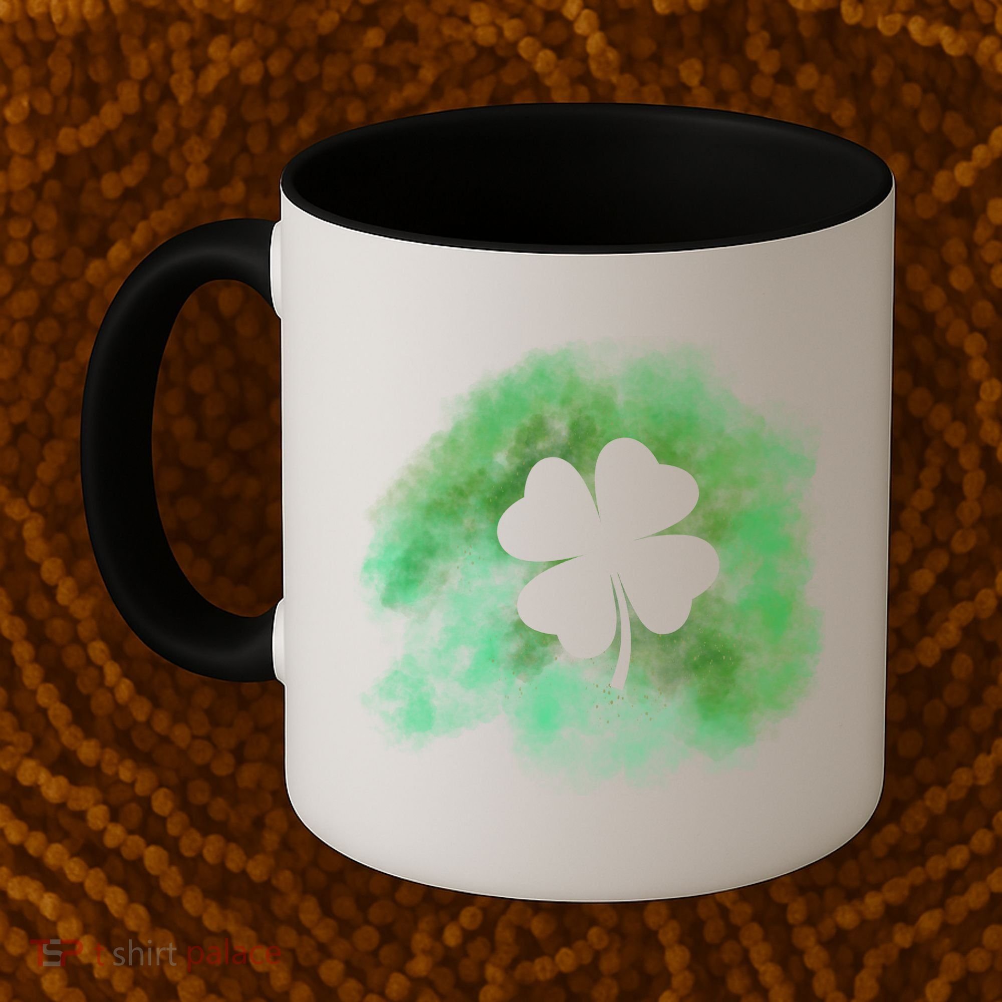 Lucky St Patrick's Day Clover Holiday Coffee Mug