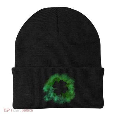 Lucky St Patrick's Day Clover Holiday Beanie