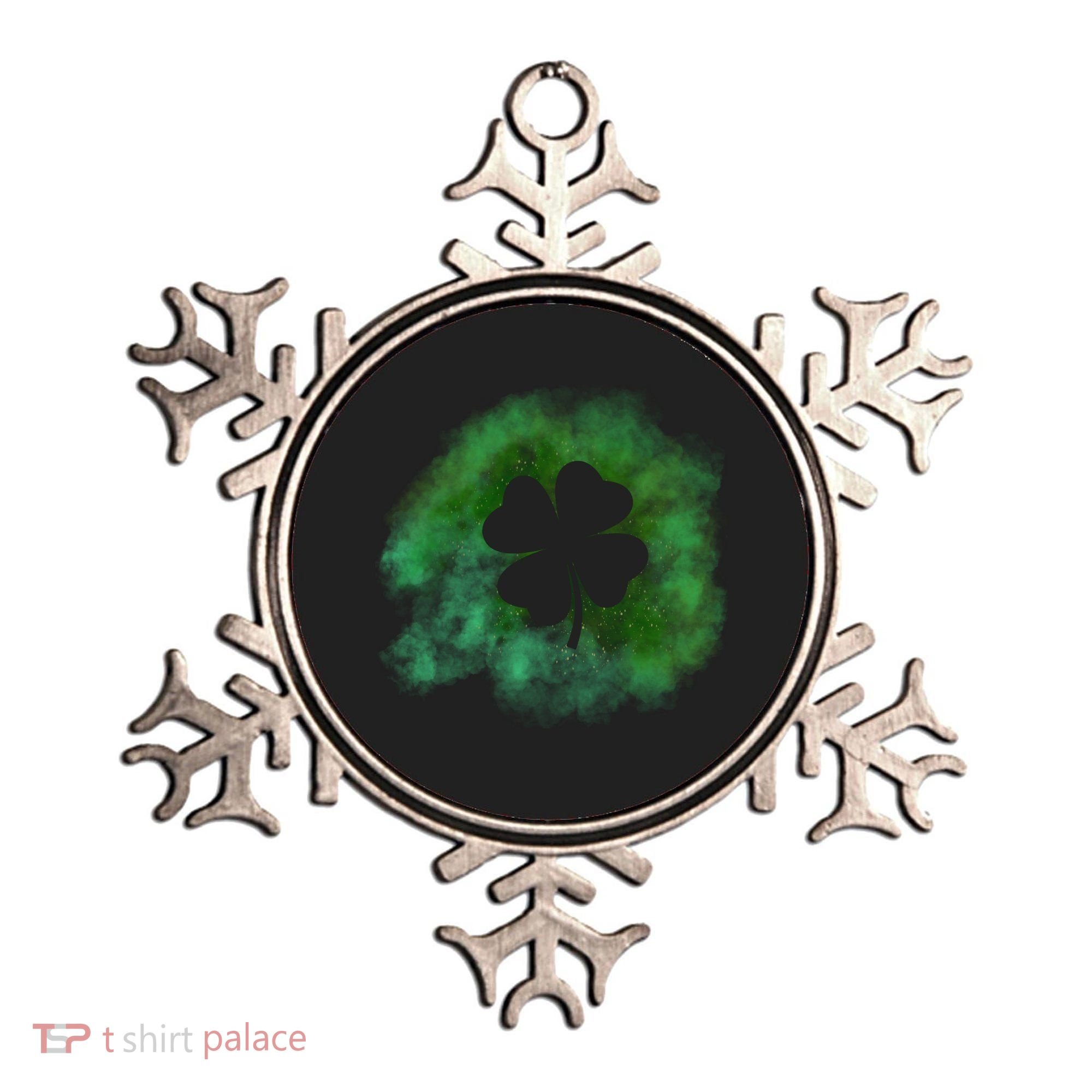 Lucky St Patrick's Day Clover Holiday Ornament