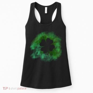 Lucky St Patrick's Day Clover Holiday Women's Tank Top
